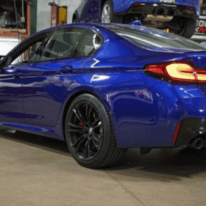 Blue BMW